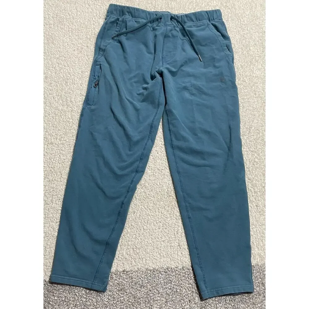Mack Weldon Sweatpants Lounge Pants Casual Joggers Drawstring Mens Medium Blue